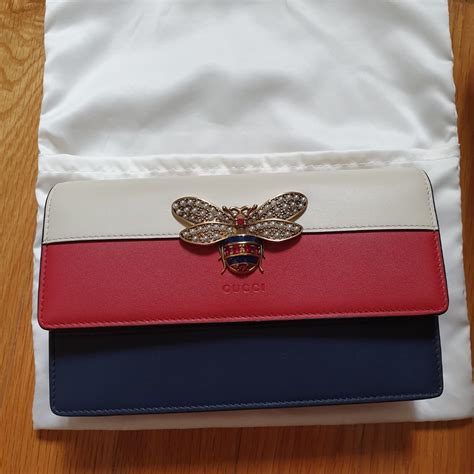 Gucci Queen Margaret Bee Wallet On Chain Woc Bag Luxury Bags