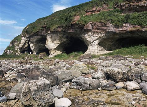 Kings Cave Is A Seafront Cave On The Isle Of Arran North Ayrshire In