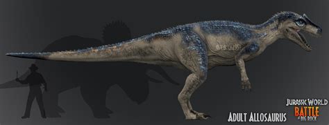 Jurassic World Battle At Big Rock Allosaurus Concept Art I Did Godzilla Jurrasic Park