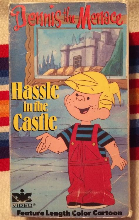 Dennis The Menace Hassle In The Castle Vhs 1990 ~~ Free Shipping