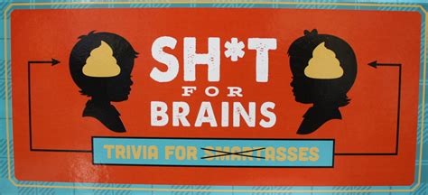 Sht For Brains Trivia Board Game Used Team Toyboxes