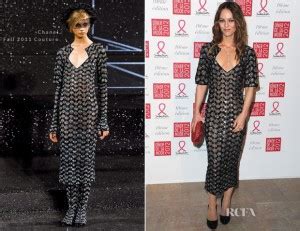 Vanessa Paradis In Chanel Couture Sidaction Gala Dinner Red