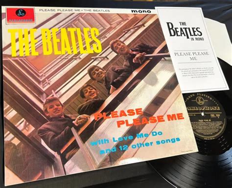 The Beatles Please Please Me Audiophile Mono 180g Vinyl 2014 Rare Uk