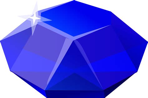 Blue Gems Sapphire · Free Vector Graphic On Pixabay