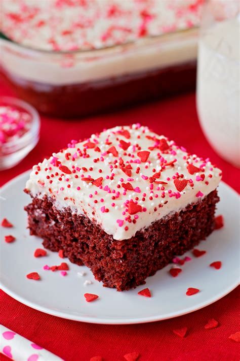 red velvet poke cake  scratch life  simple