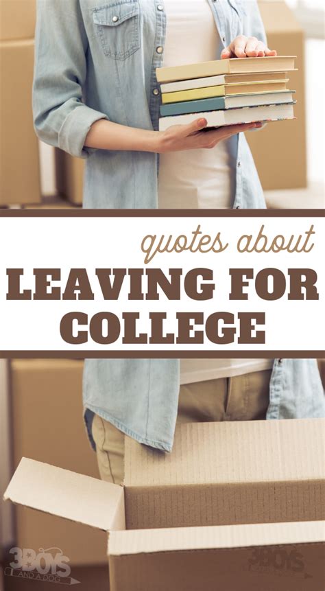 Uplifting Child Leaving For College Quotes
