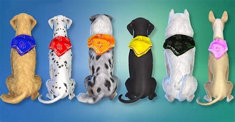 Service Dog Harnesses And Bandanas By Sturmfalke From Mod The Sims