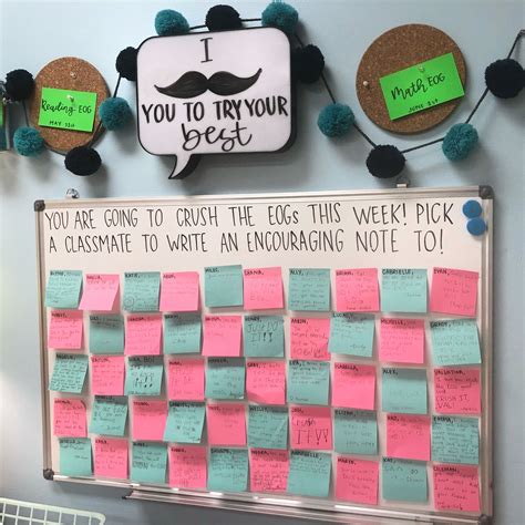 Have Kids Write Encouraging Notes To Each Other Before
