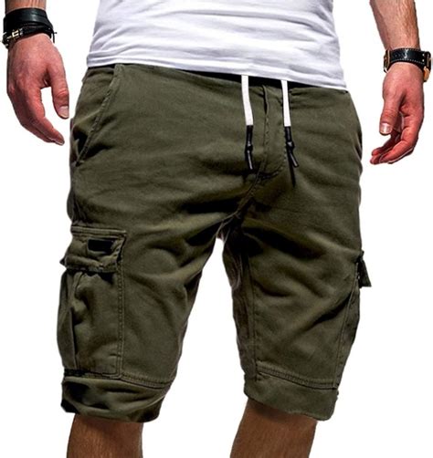 Cargo Shorts For Men Big Tall Classic Relaxed Fit Shorts Straight Leg Flex Waist Casual Summer