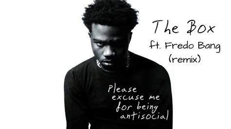 The box is a song by american rapper roddy ricch, released as the fourth single on january 10, 2020, from his debut studio album please excuse me for being antisocial. Roddy Ricch - The Box ft. Fredo Bang (remix) - YouTube