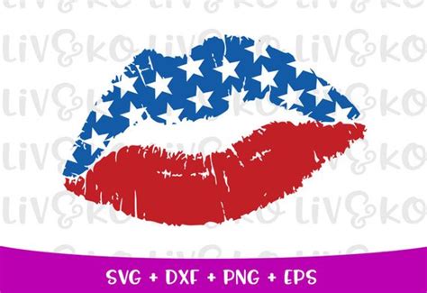 American Flag Lips Svg Flag Lips Svg 4th Of July Svg Fourth Etsy Cricut Crafts 4th Of July