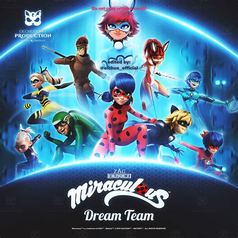 Artstation Miraculous Dream Team Poster