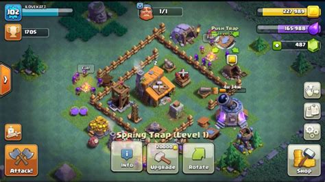 After that there will be a visual change: Clash of Clans: Best Builder Base Level 3 Before Level 4 ...
