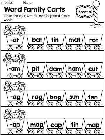 Long a, long e, etc. 3 letter word | Kindergarten worksheets, Kindergarten ...