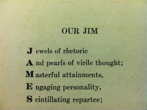 James Poems