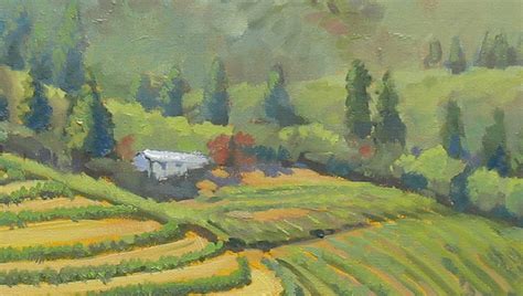 Daily Painters Marketplace California Vineyard Landscape Oil