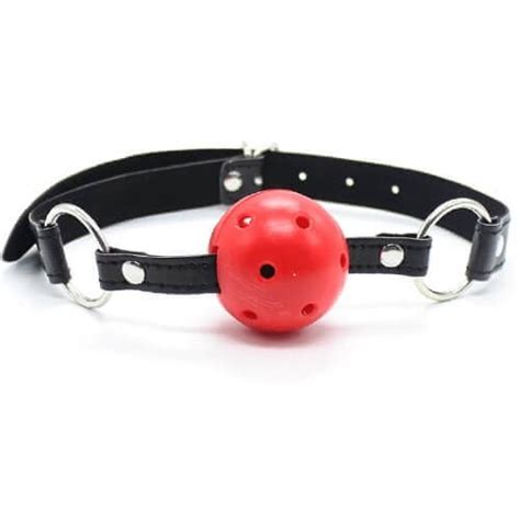 Bound To Please Breathable Ball Gag Red Scarlett Revell