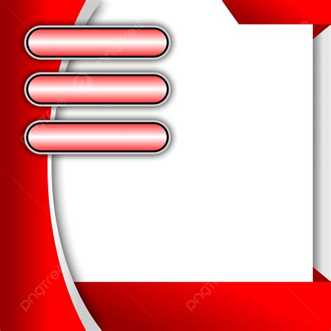 Red Square Frame Png Picture Square Red Frame Vector Square Red Png