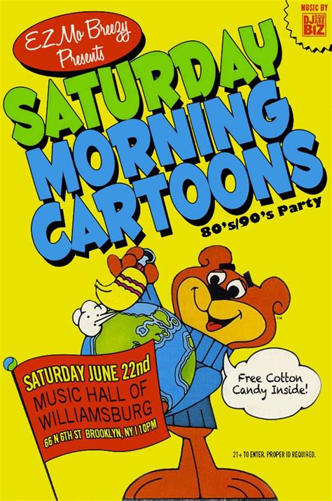 New York City Saturday Morning Cartoons An 80s90s Set With Images