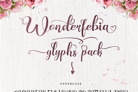 Wonderfebia Script Wedding Font By Feydesign Thehungryjpeg