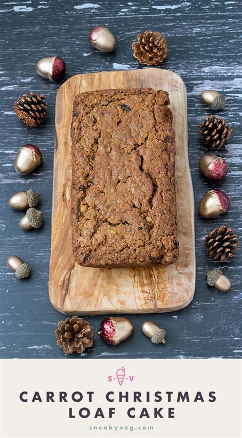 Doubling the batch will yield three 8x4 inch loaves. Carrot Christmas Loaf Cake | Sneaky Veg