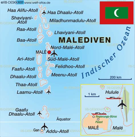 Maldivas Mapas Geográficos Das Ilhas Maldivas