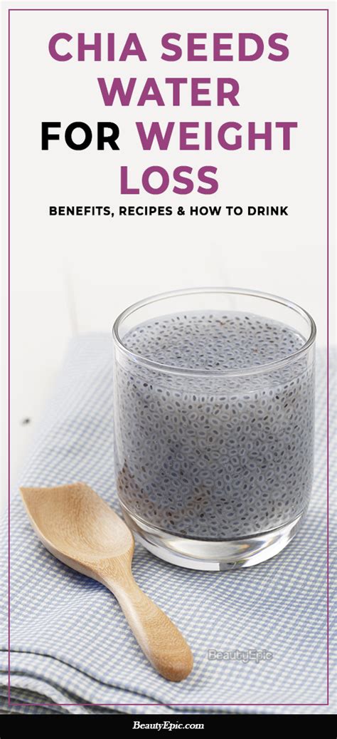 If you have the time and plan ahead slightly, then it is definitely. Chia Seeds Water for Weight Loss - Benefits, Recipes and ...