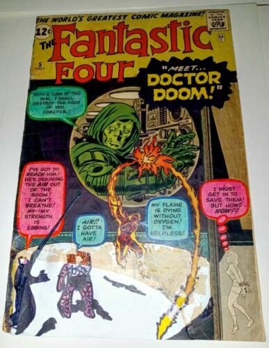 Fantastic Four 5 1st Dr Doom Ebay