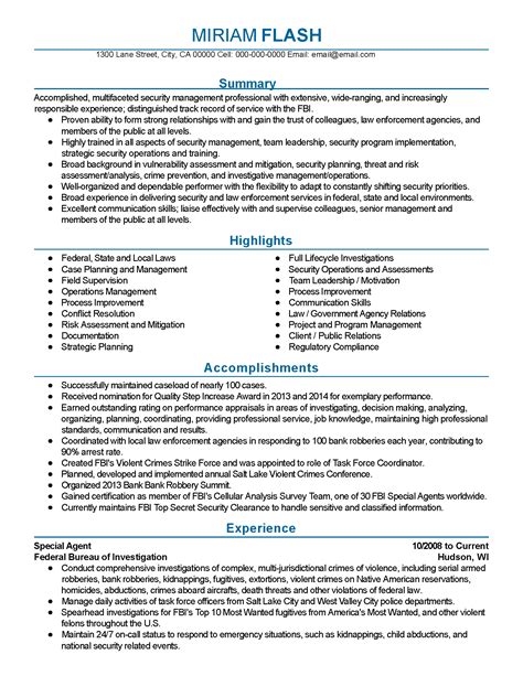 Recruiting page for the fbi's washington field office. Professional FBI Agent Templates to Showcase Your Talent ...