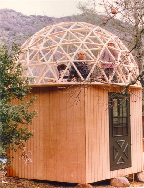 Kibbutz lotan is nestled in the arid arava valley in southern israel. Small round dome cabin built with EconOdome frame kit.