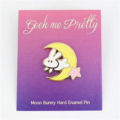 Sailor Moon Moon Bunny Hard Enamel Pin Geek Me Pretty
