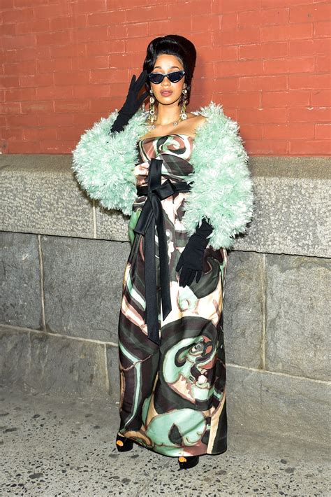 See Cardi Bs Best Fashion Outfits Met Gala Fashion Week Time