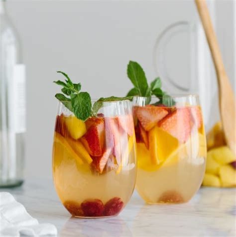 Sangria blanche mangue et baies