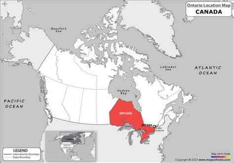 Where Is Ontario Located In Canada Ontario Location Map In The Canada