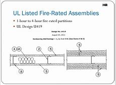 Ul Fire Rated Ceiling Assemblies