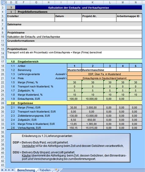 Kalkulationsschema für vertriebsprovisionen, kalkulation vertriebsprovision. Kalkulation Ein-/ Verkaufspreis