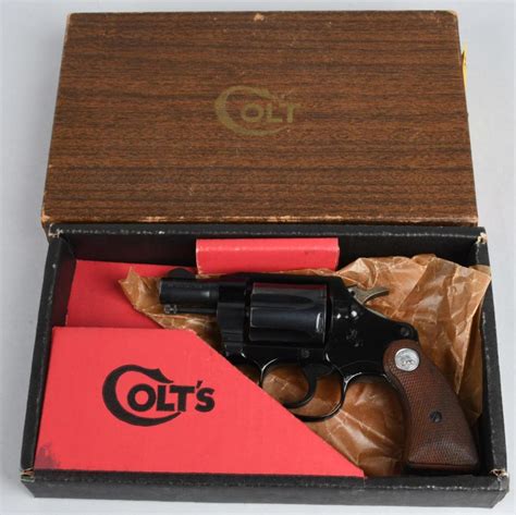 Sold Price Boxed Colt Agent Double Action Revolver January 6 0120