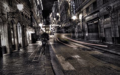 Full hd wallpaper 1920x1080 matrix hd. Wallpaper : city, black white, road, street, night ...