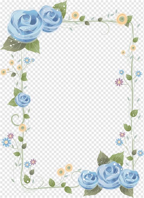 Check out our blue flower border selection for the very best in unique or custom, handmade pieces from our craft supplies & tools shops. Flower Blue rose Frames, Chinese border, blue and green ...