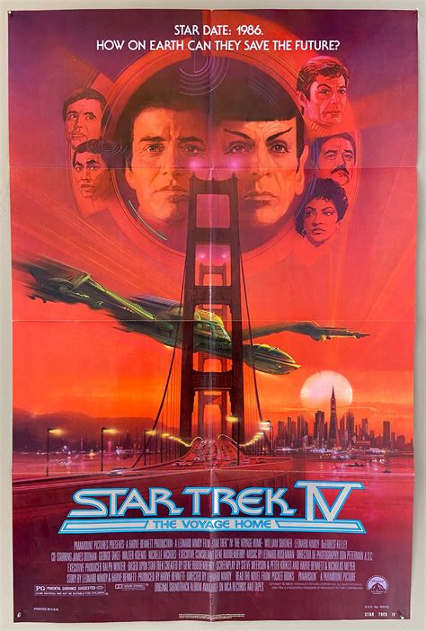 Star Trek Iv The Voyage Home Poster Museum