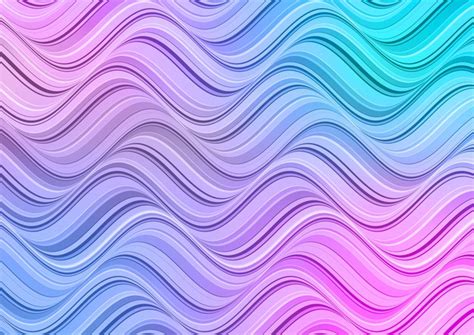 Free Vector Abstract With A Pastel Coloured Waves Design