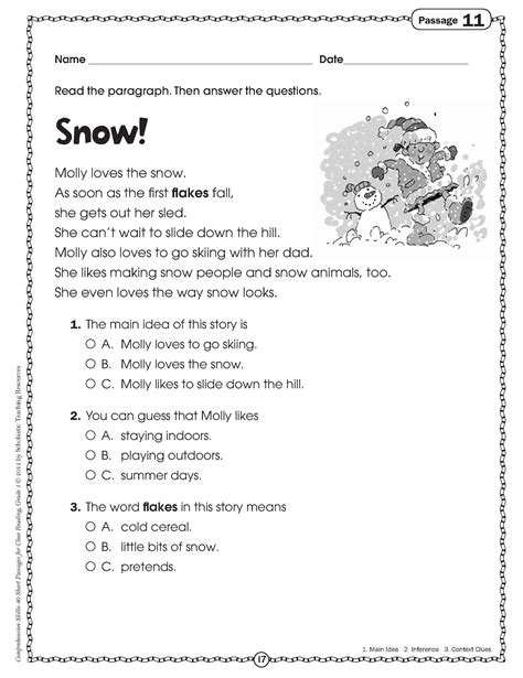 After reading a short paragraph about storms, students circle the main idea and then write three supporting ideas. 10 Most Popular Main Idea Worksheet 2Nd Grade 2019