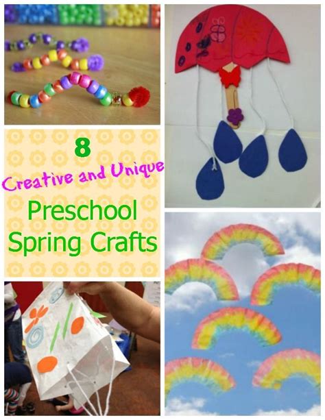 8 Easy Preschool Spring Crafts Colorful Cheery And Easy Enough For