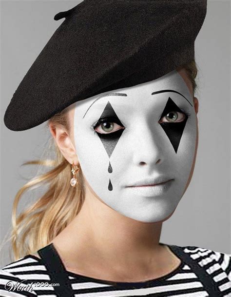 Mime Makeup Sample Ideas 73 Mime Makeup Mime Halloween Costume Halloween Makeup Looks