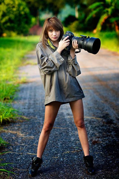 ตากลองทนารกใช Nikon นะ Girls with cameras Female photographers