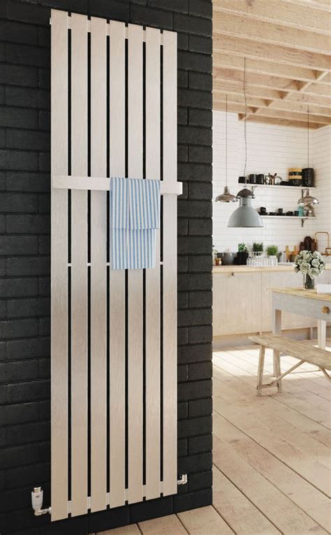 Dq Delta Vertical Radiator Brushed Stainless Steel Vertical
