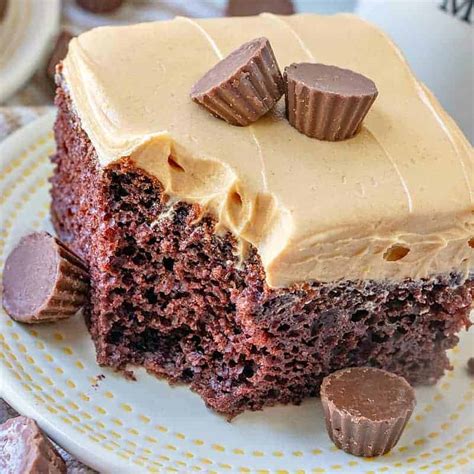 Reeses Peanut Butter Cup Cake Video The Country Cook