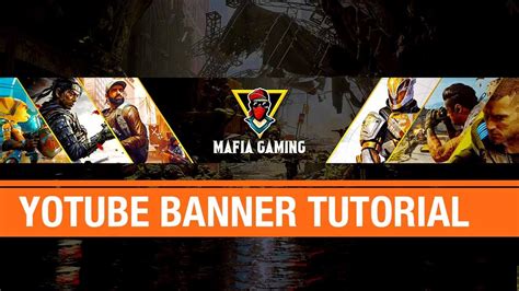 How To Make A Gamer Youtube Banner In Photoshop Youtube