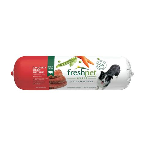 Freshpet Healthy And Natural Dog Food Fresh Beef Roll 15lb Walmart
