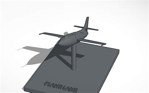 3d Design Plane Tinkercad